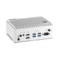 研華EI-52 研華EI-52，邊緣計算系統(tǒng)，支持 Intel 11th gen CPU，可選 Core i5 /i3 /Celeron 處理器，具備豐富擴(kuò)展接口 2 x LAN，2 x COM，6 x USB等，內(nèi)部可以通過 miniPCIe 或 M.2 擴(kuò)展AI加速卡實現(xiàn)工業(yè)AI機(jī)器視覺，搭載5G通訊模塊。
