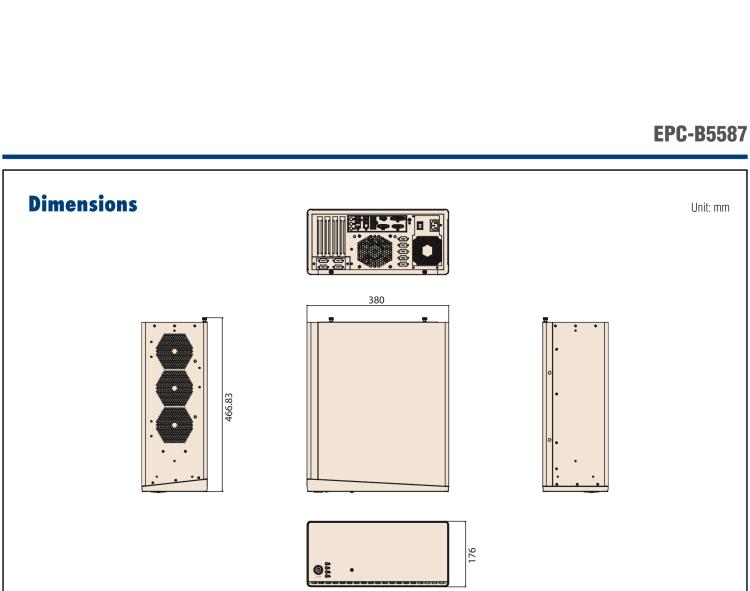 研華EPC-B5587 適配Intel? 第10代 Core i / Xeon W系列處理器，搭載W480E芯片組。標(biāo)準(zhǔn)4U上架，工業(yè)級(jí)品質(zhì)，穩(wěn)定可靠。廣泛適用于高端AI服務(wù)器等應(yīng)用。