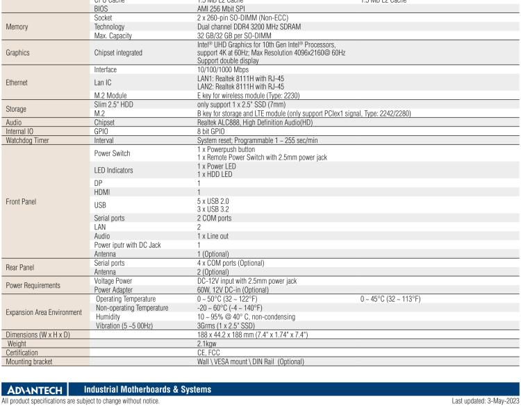 研華EPC-T4218 適配Intel 第8代 賽揚/凌動系列處理器。1U超薄高度，無風(fēng)扇系統(tǒng)，性能強勁，性價比高。