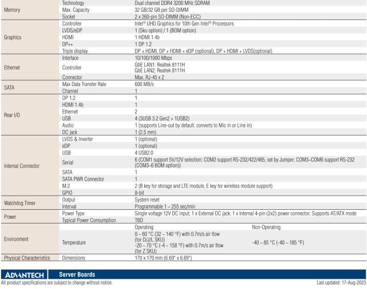 研華AIMB-218 板載Intel? 第8代 奔騰/賽揚/凌動系列處理器。支持獨立三顯，超薄緊湊，無風扇設計，支持寬溫。