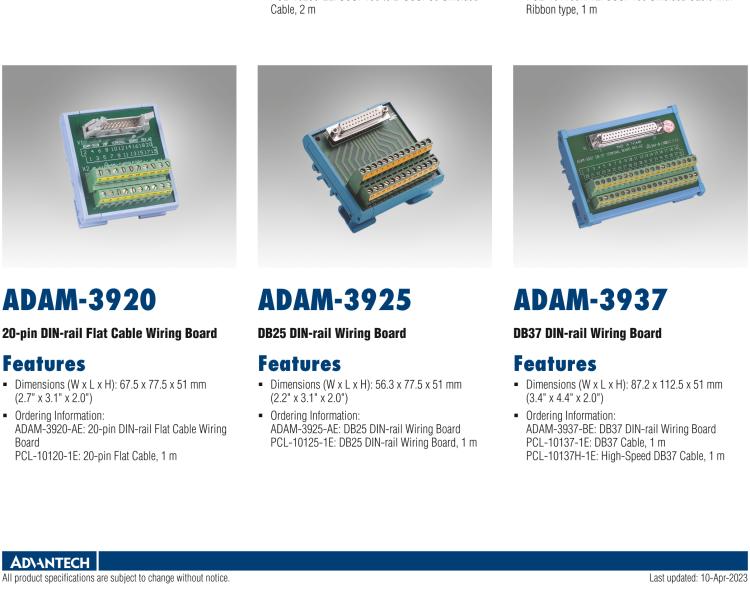 研華ADAM-3925 DB-25接線端子，DIN導軌支架